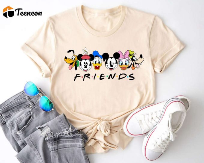 Shop Disney Friends Shirt: Mickey And Friends Tee Besties Squad &Amp;Amp; More – Perfect For Disney Trips! 1