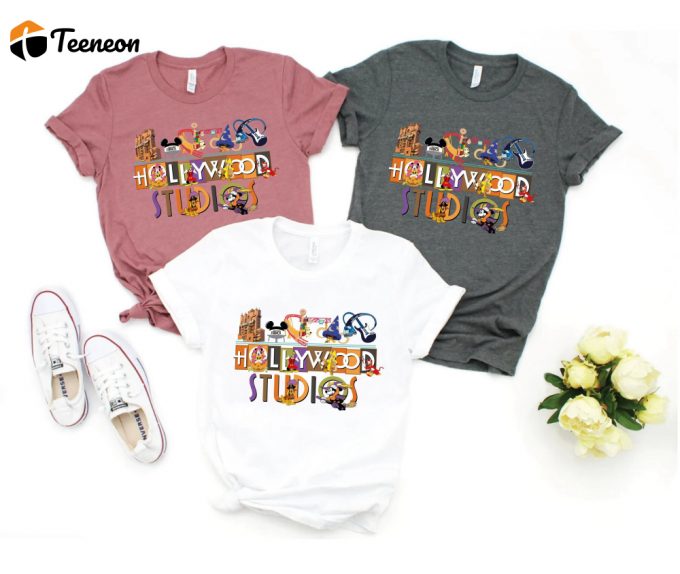 Disney Hollywood Studios Comfort Colors Shirt - Family Trip Aesthetic &Amp;Amp; Retro Disneyland Shirt 1