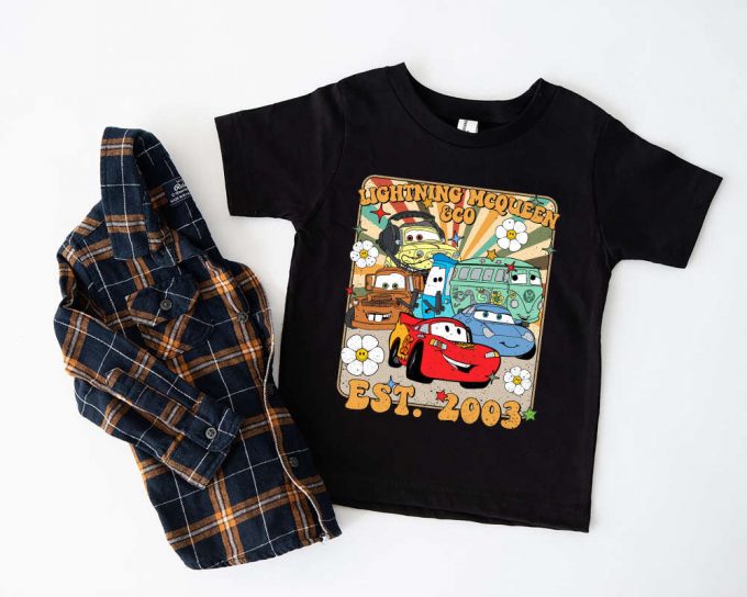 Disney Lightning Mcqueen &Amp; Co Est 2003 Shirt Cars Characters Sweatshirt Hoodie And Matching Tees For Disney Trip 2