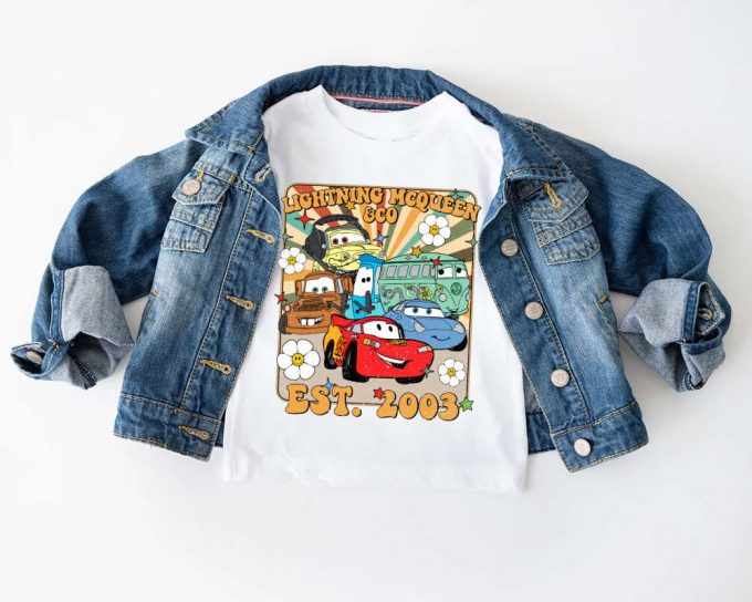 Disney Lightning Mcqueen &Amp; Co Est 2003 Shirt Cars Characters Sweatshirt Hoodie And Matching Tees For Disney Trip 3