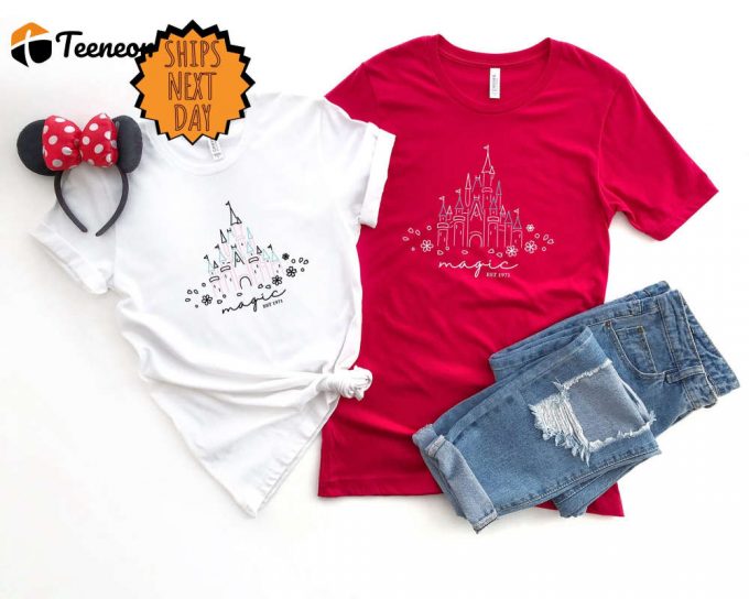 Magical Disney T-Shirt: Castle Magic Kingdom &Amp;Amp; Disneyworld Family Shirts 1