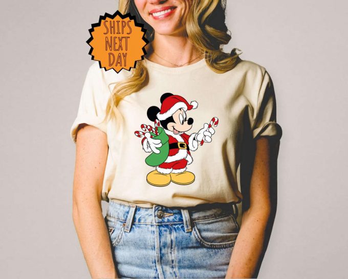 Disney Mickey &Amp; Minnie Couples Christmas Shirt - Vacation &Amp; Xmas Party Apparel 2