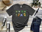 Disney Pooh T-Shirt: Celebrate Saint Patrick s Day with Lucky Vibes! Irish Kids Shirt Retro Cartoon Mickey Mouse – Shop Now!