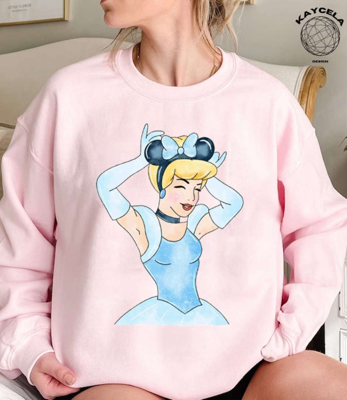 Magical Disney Princess Minnie Ears Shirt: Belle Tiana Elsa Anna Jasmine Ariel &Amp; More! Perfect For Fans Of Aurora Rapunzel Snow White Merida Cinderella Mulan Shop Now! 5