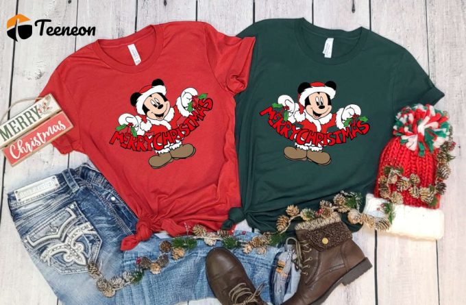 Disney Shirt, Disney Christmas Shirt, Mickey Christmas Shirt, Mickey Tshirt, Disney Christmas Vacation Shirt, Disneyland Shirt, Disney Lover 1