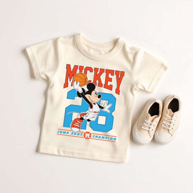 Disney Sport Mickey Mouse Basketball Shirt Basketball T-Shirt Disney Basketball Shirts 2