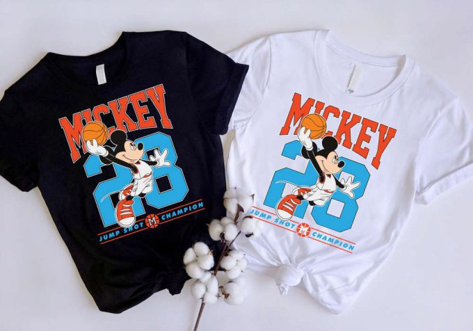 Disney Sport Mickey Mouse Basketball Shirt Basketball T-Shirt Disney Basketball Shirts 3