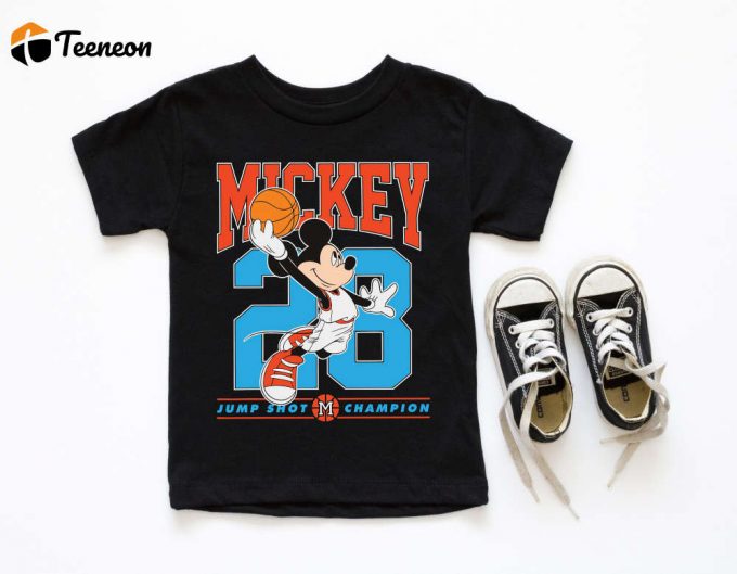 Disney Sport Mickey Mouse Basketball Shirt Basketball T-Shirt Disney Basketball Shirts 1