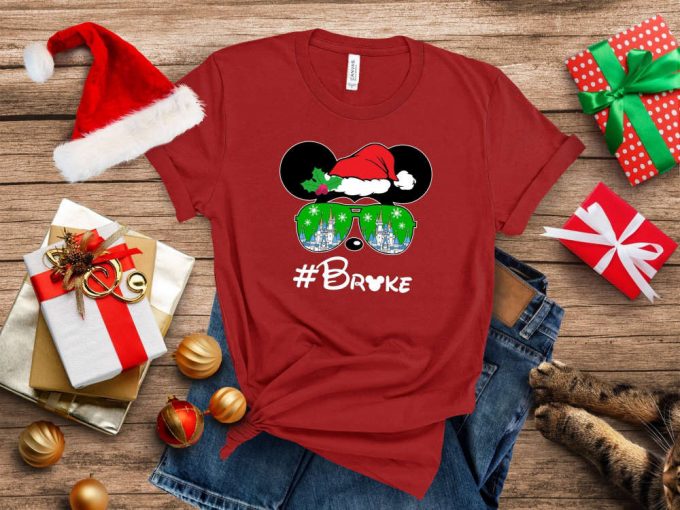 Disney T-Shirt, Christmas Shirts, Broke And Spoiled Shirt, Mickey Mouse Shirt, Minnie Mouse Shirt, Santa Shirt, Couple Shirt, Vacation Shirt