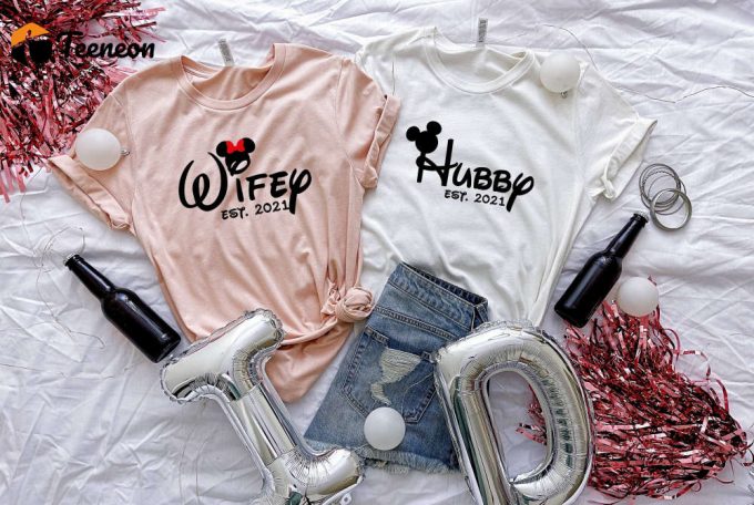 Disney T-Shirt, Couple Shirt, Valentines Day Shirt, Gift For Her, Positive Vibe Shirt, Mickey Minnie Shirt, Mouse Lover Shirt, Disney Trip 1