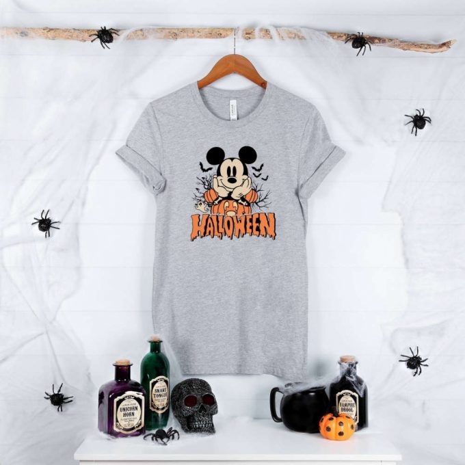 Disney T-Shirt, Funny Mickey Mouse, Halloween Season, Gift For Her, Home Party Shirt, Halloween Squad, Positive Vibe Shirt, Fall Vibe Shirt 4