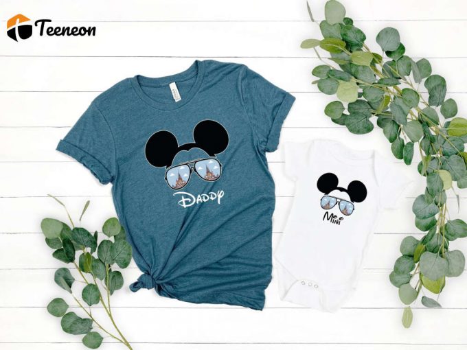 Disney T-Shirt Funny Mouse Shirt, Family Shirt, Gift For Her, Custom Disney Shirt, Personalized Shirt, Mickey Minnie Shirt Disney Trip Shirt 1