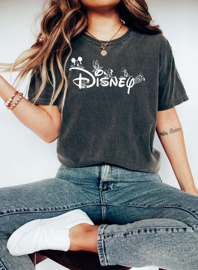 Disney T-Shirt, Retro Vibes Shirt, Comfort Colors, Daisy Duck Shirt, Goofy Shirt, Mickey And Friends, Donald Duck Shirt, Disney Trip Shirt 4