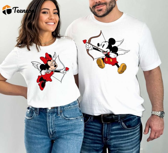 Disney Valentines Shirts, Mickey Love Shirt, Valentines Day Shirt, Disney Couple Tees, Honeymoon Shirt, Minnie Mouse Shirt, Heart Shirt 1