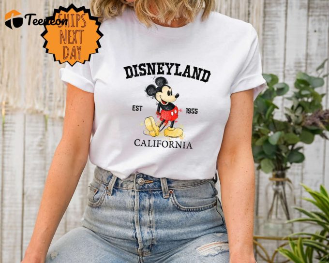 Vintage Disneyland Est 1955 California Shirt - Disneyworld Family Shirt 1