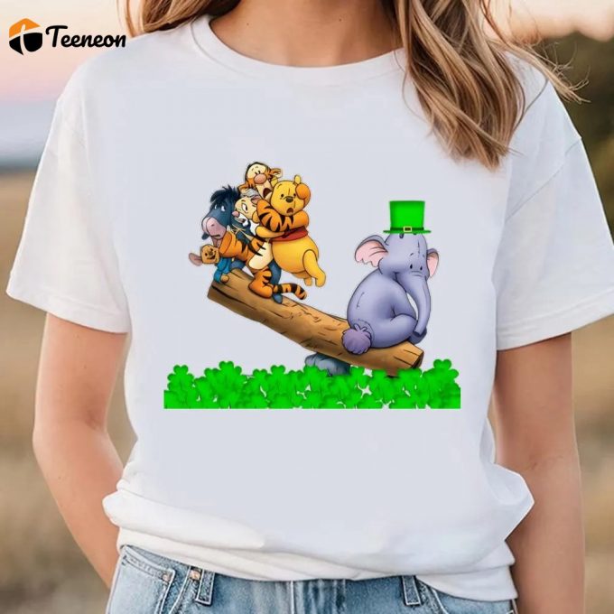 Disney Winnie The Pooh St Patrick’s Day T-Shirt - A Joyful Celebration! 1
