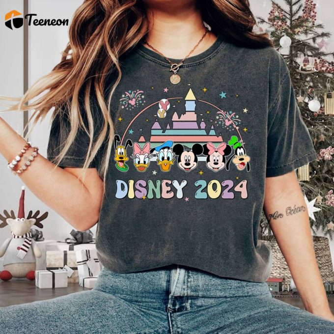 Disneyland Trip 2024 Shirt Matching Family Shirts Disneyworld Tee 1