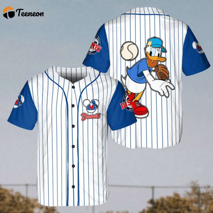 Donald Duck Baseball Jersey Gift For Men And Women 1