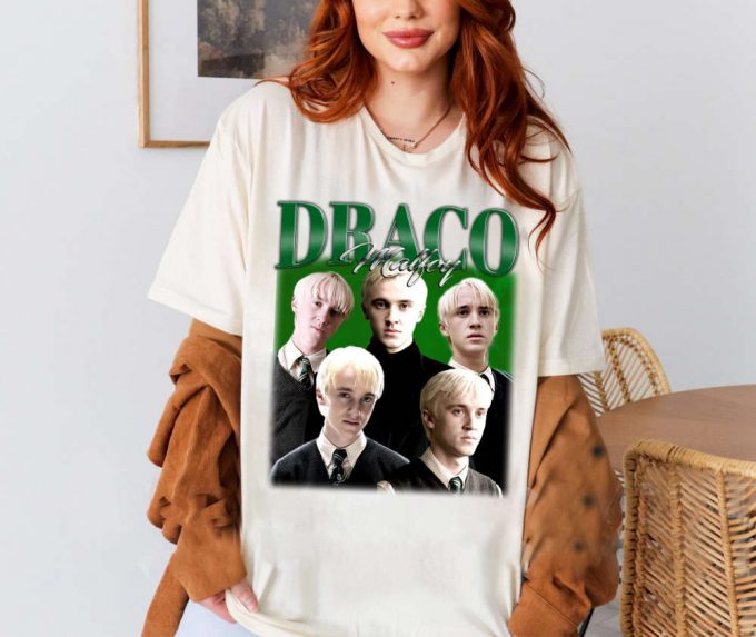 Draco Malfoy Shirt, Draco Malfoy T-Shirt, Draco Malfoy Tees, Vintage Shirt, Classic Movie, Unisex T-Shirt, Trendy Shirt, Couples Shirt 2