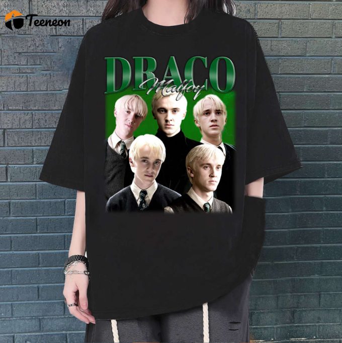 Draco Malfoy Shirt, Draco Malfoy T-Shirt, Draco Malfoy Tees, Vintage Shirt, Classic Movie, Unisex T-Shirt, Trendy Shirt, Couples Shirt 1