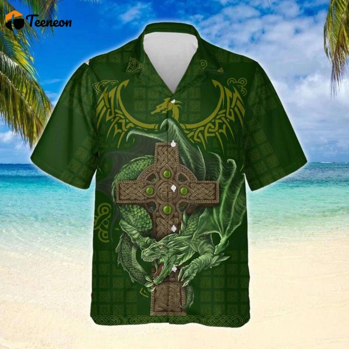 Dragon Celtic Hawaiian Shirt For Men Women Summer Outfit Beach 1