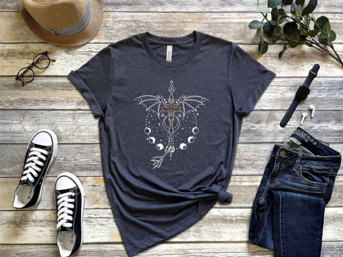Dragon Shirt: Fourth Wing Design Basgiath War College Fantasy Book Lover Gift For Him &Amp; Her Violet Sorrengail In The Empyrean Series 2