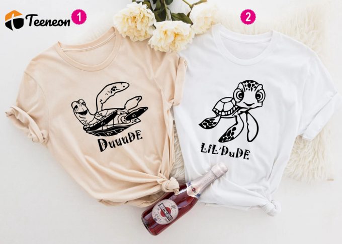 Dude Lil Dude Shirts: Disney Father Son Brother Sister Best Friend Shirts Funny Disney Shirt 1