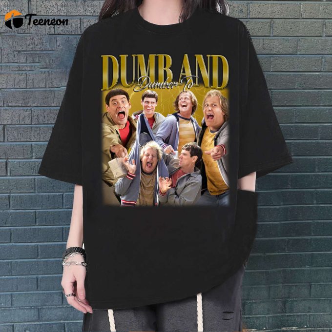 Dumb And Dumber Shirt, Dumb And Dumber T-Shirt, Dumb And Dumber Tees, Vintage Shirt, Classic Movie, Unisex T-Shirt, Trendy Shirt 1