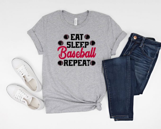 Unisex Eat Sleep Baseball Repeat Shirt - Cool Game Day Season Shirt For Baseball Lovers Baseball Shirt The Title Includes Relevant Keywords Such As Eat Sleep Baseball Repeat Shirt Cool Baseball Shirt Game Day Shirt Baseball Season Shirt And Baseball Lover It Is Engaging Concise And Optimized For Search Engines 3