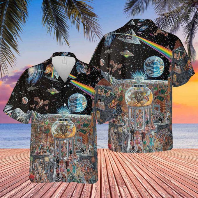 Echoes From The Darkside Of The Moon Hawaiian Pink Floyd Shirt Gift For Men Women 2