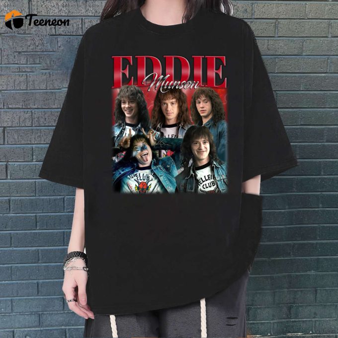 Eddie Munson Shirt, Eddie Munson T-Shirt, Eddie Munson Tees, Vintage Shirt, Classic Movie, Unisex T-Shirt, Trendy Shirt, Couples Shirt 1