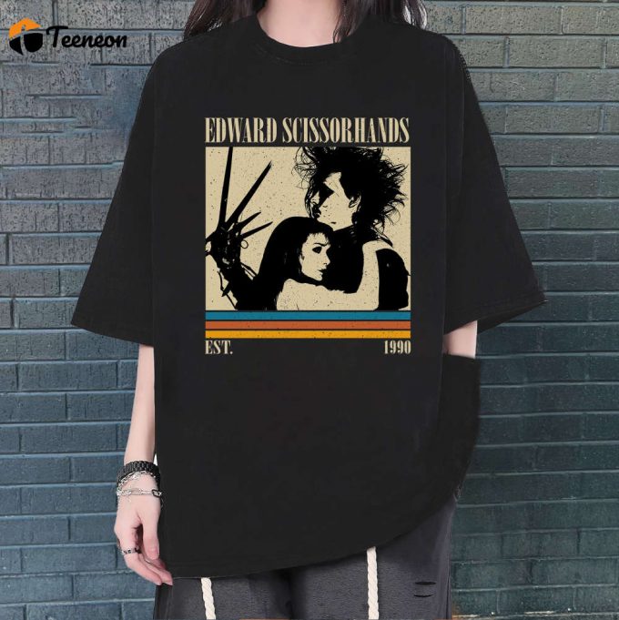 Edward Scissorhands T-Shirt, Edward Scissorhands Shirt, Edward Scissorhands Tee, Unisex Shirt, Trendy Shirt, Retro Vintage, Unisex Shirt 1