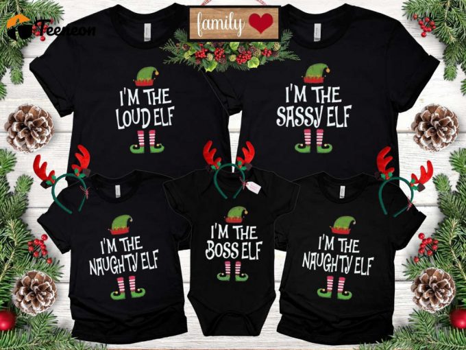 Elf Family T-Shirt, Elf Crew, Family Christmas Shirt, Matching Family Shirt, Matching Xmas Shirt, Family Holiday, Family Shirt, Elf Team 1