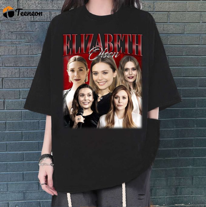 Elizabeth Olsen T-Shirt, Elizabeth Olsen Shirt, Elizabeth Olsen Tees, Vintage Shirt, Hip Hop Graphic, Trendy Shirt, Retro Shirt 1