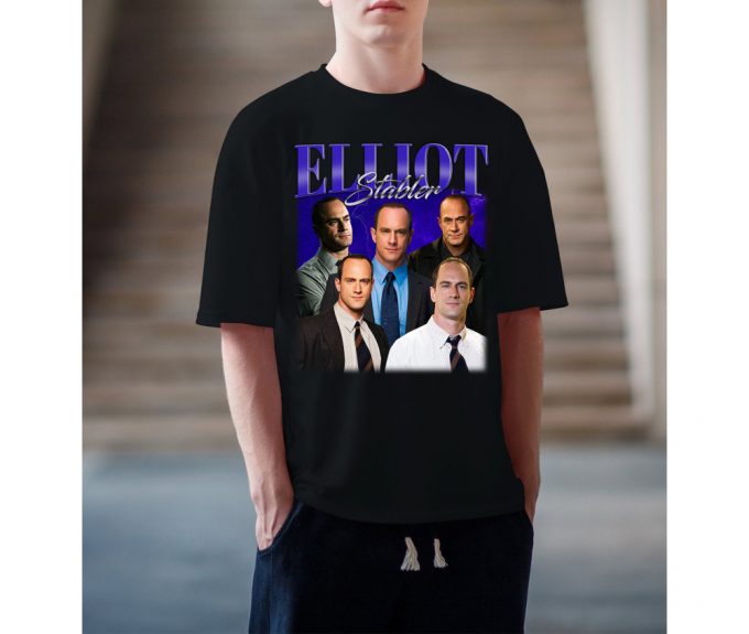 Elliot Stabler T-Shirt, Elliot Stabler Shirt, Elliot Stabler Tees, Vintage Shirt, Hip Hop Graphic, Trendy Shirt, Retro Shirt, Unisex Shirt 4