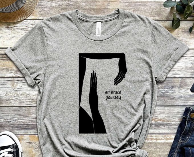 Embrace Yourself Shirt, Embrace Shirt, Art Shirt, Artist Shirt, Painter Shirt, Cool Modern Design, Unisex Shirt 3