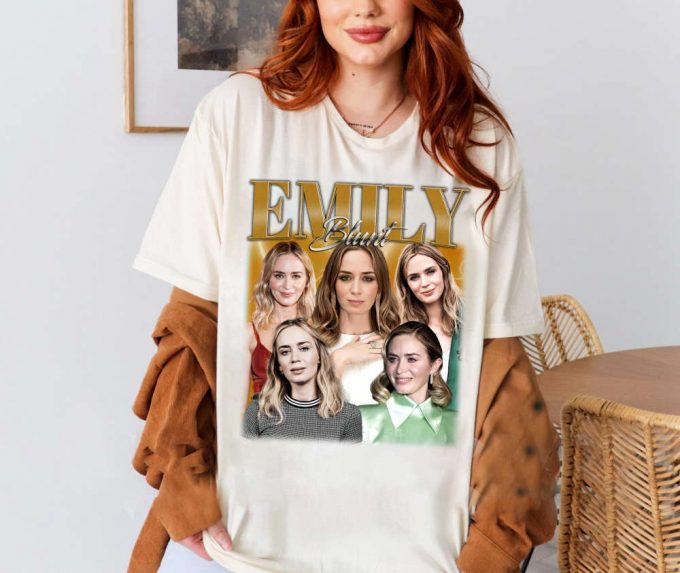 Emily Blunt T-Shirt, Emily Blunt Shirt, Emily Blunt Tees, Vintage Shirt, Hip Hop Graphic, Trendy Shirt, Retro Shirt, Unisex Shirt 2