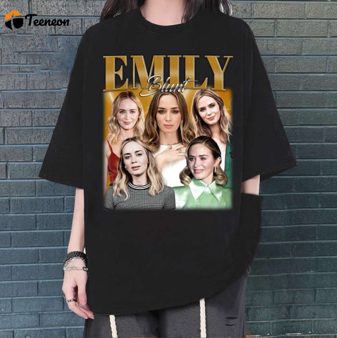 Emily Blunt T-Shirt, Emily Blunt Shirt, Emily Blunt Tees, Vintage Shirt, Hip Hop Graphic, Trendy Shirt, Retro Shirt, Unisex Shirt 1