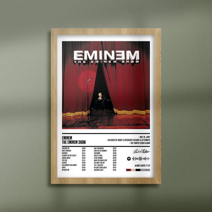 Eminem - The Eminem Show Poster For Home Decor Gift, Eminem Room Decor, Eminem Album Cover 2