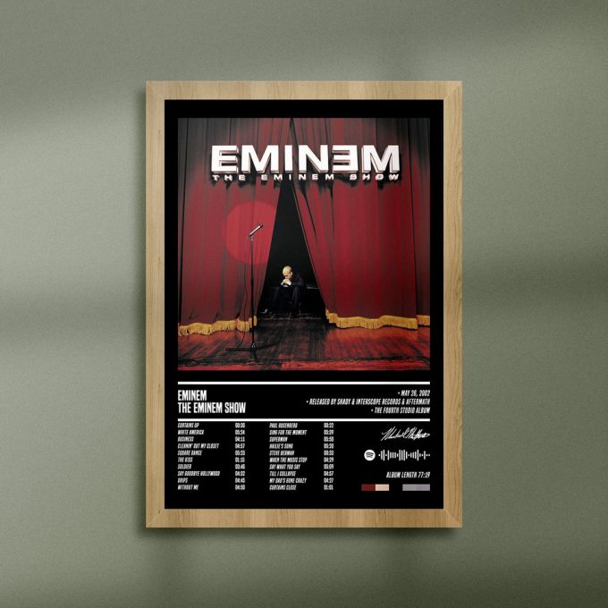 Eminem - The Eminem Show Poster For Home Decor Gift, Eminem Room Decor, Eminem Album Cover 4