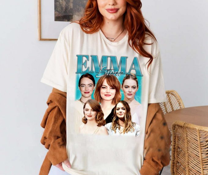 Emma Stone T-Shirt, Emma Stone Shirt, Emma Stone Tees, Vintage Shirt, Hip Hop Graphic, Trendy Shirt, Retro Shirt, Unisex Shirt 2