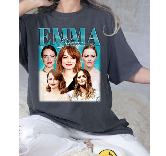 Emma Stone T-Shirt, Emma Stone Shirt, Emma Stone Tees, Vintage Shirt, Hip Hop Graphic, Trendy Shirt, Retro Shirt, Unisex Shirt 3