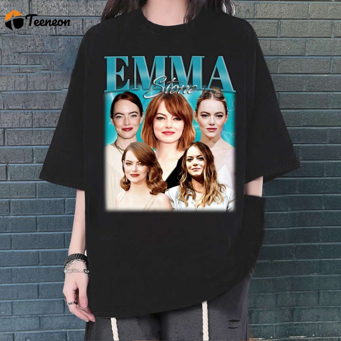 Emma Stone T-Shirt, Emma Stone Shirt, Emma Stone Tees, Vintage Shirt, Hip Hop Graphic, Trendy Shirt, Retro Shirt, Unisex Shirt 1