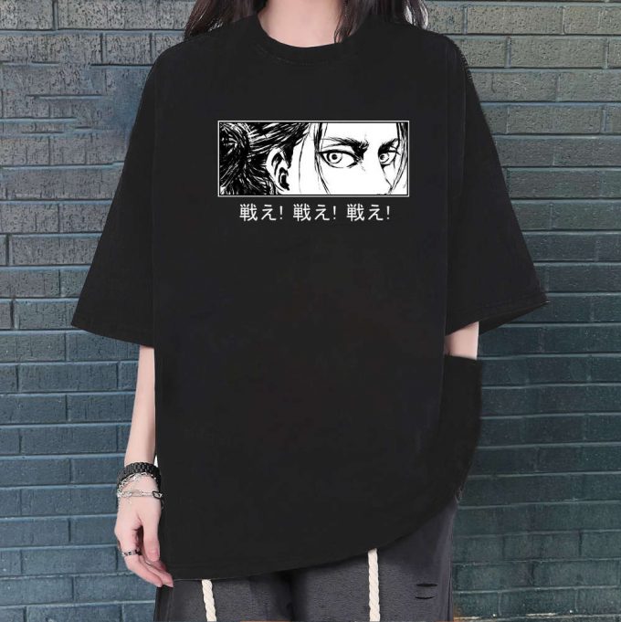 Eren Yeager Shirt,Eren Yeager Tshirt,Anime Shirt,Attack On Titan Shirt,Attack Titan Shirt,Anime Manga Shirt,Anime Lovers Shirt,Anime Tee 3