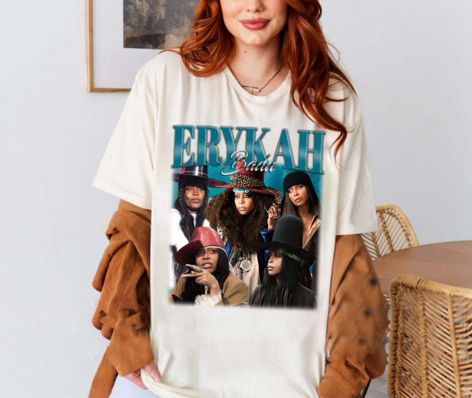 Erykah Badu Shirt, Erykah Badu T-Shirt, Erykah Badu Tees, Vintage Shirt, Classic Movie, Unisex T-Shirt, Trendy Shirt, Couples Shirt 2