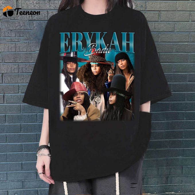 Erykah Badu Shirt, Erykah Badu T-Shirt, Erykah Badu Tees, Vintage Shirt, Classic Movie, Unisex T-Shirt, Trendy Shirt, Couples Shirt 1