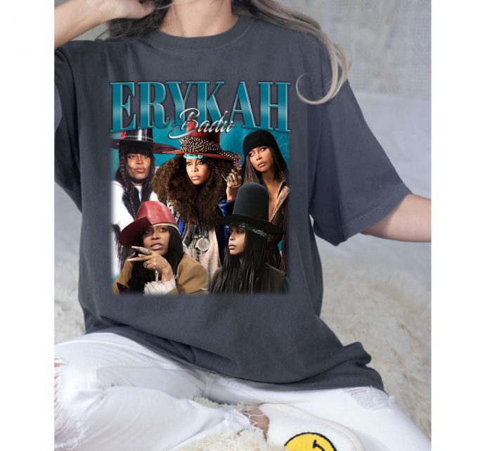 Erykah Badu T-Shirt, Erykah Badu Shirt, Erykah Badu Tees, Vintage Shirt, Hip Hop Graphic, Trendy Shirt, Retro Shirt, Unisex Shirt 3