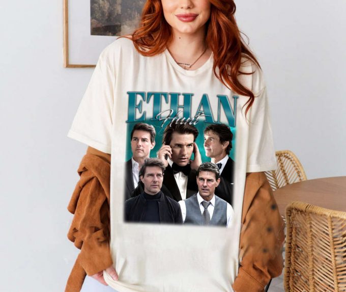 Ethan Hunt T-Shirt, Ethan Hunt Shirt, Ethan Hunt Tees, Vintage Shirt, Hip Hop Graphic, Trendy Shirt, Retro Shirt, Unisex Shirt 2