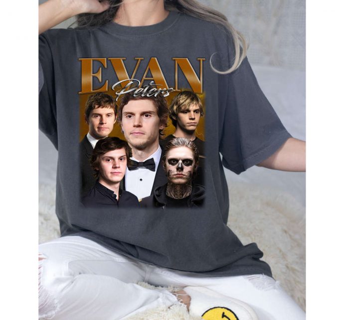 Evan Peters T-Shirt, Evan Peters Shirt, Evan Peters Tees, Vintage Shirt, Hip Hop Graphic, Trendy Shirt, Retro Shirt, Unisex Shirt 3