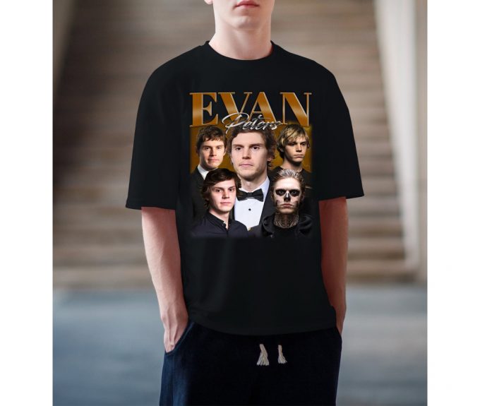 Evan Peters T-Shirt, Evan Peters Shirt, Evan Peters Tees, Vintage Shirt, Hip Hop Graphic, Trendy Shirt, Retro Shirt, Unisex Shirt 4